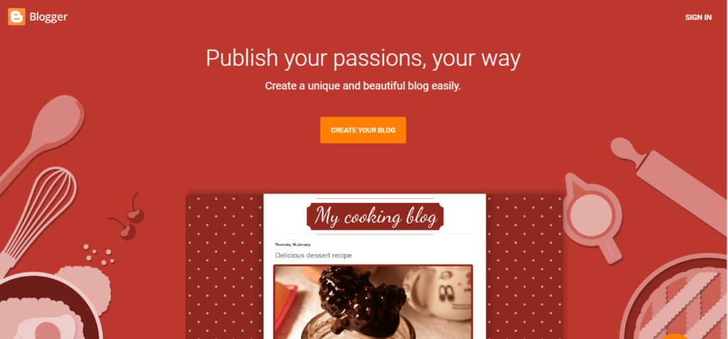 blogger or blogspot platform for new bloggers- Google powered blogging platform