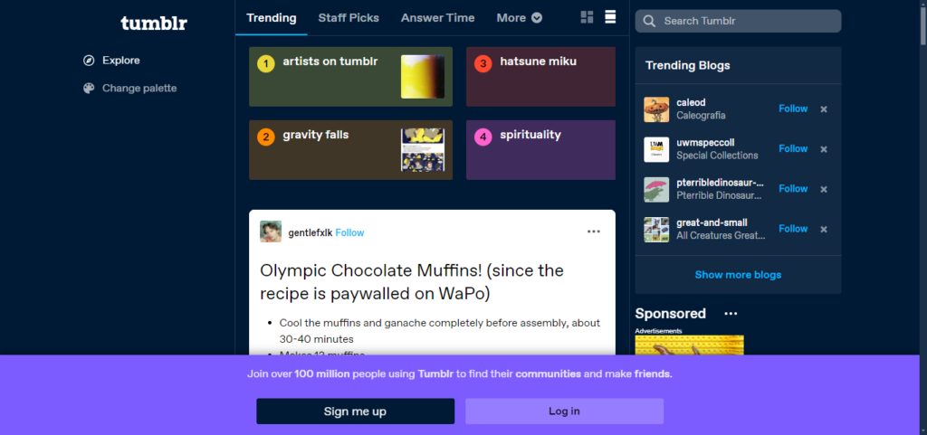 tumblr.com - Micro blogging platform