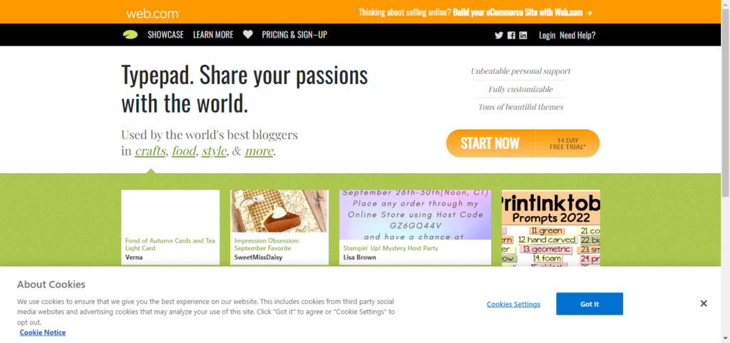 Typed - blogging platform
