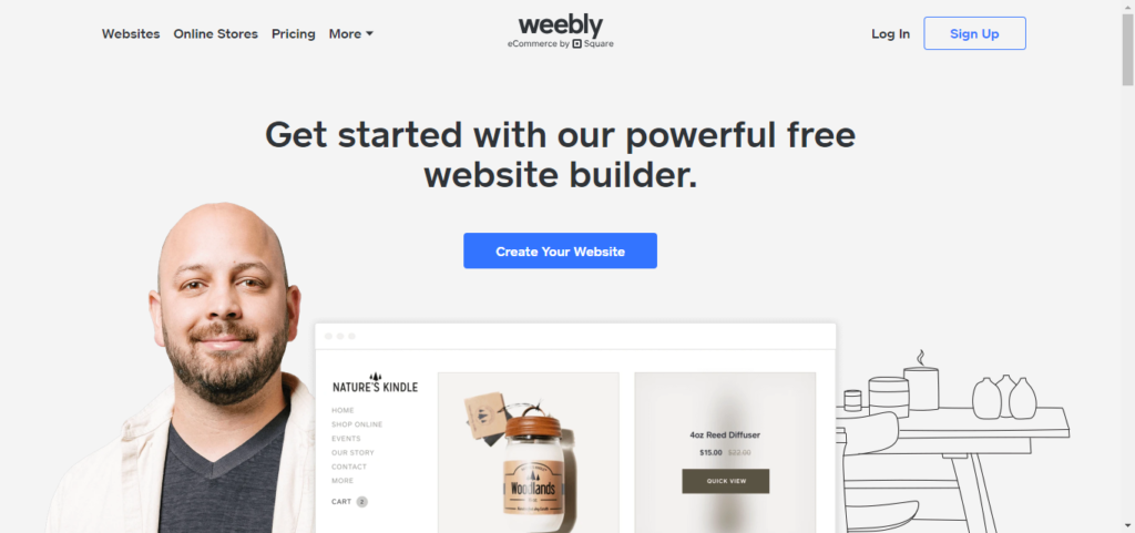 Weebly- Blogging platform