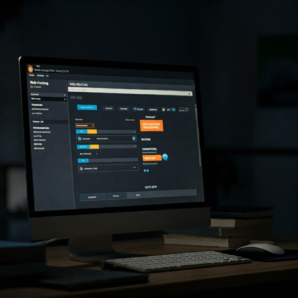 A screenshot of the WHM (Web Host Manager) control panel, showing various sections for server management, account creation, and resource allocation.