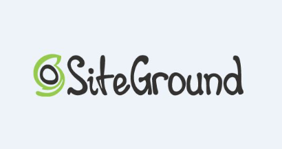 siteground logo for wordpress hosting
